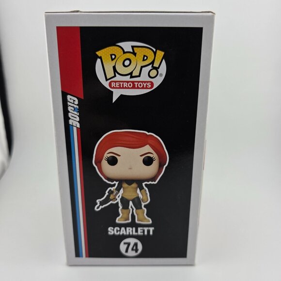 2021 Funko POP! Animation G.I. Joe Scarlett #74 Multicolor Vinyl Figure NEW - Picture 4 of 8